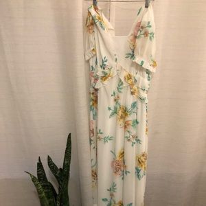 Floral maxi dress